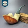 Yiannos Kokkinos Partially Sandblasted Freehand Estate Briar Pipe, Other Estates
