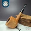 Proxima by Piero Vitale Sandblasted Pot Briar Pipe, New