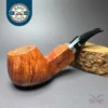 Giordano Lucca 0 Smooth Panel Shank Brandy Estate Briar Pipe, Unsmoked, 9mm