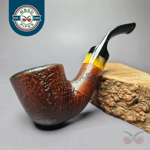 Morgan BlackJack 20 Limited Edition Sandblasted Dublin Briar Pipe, New