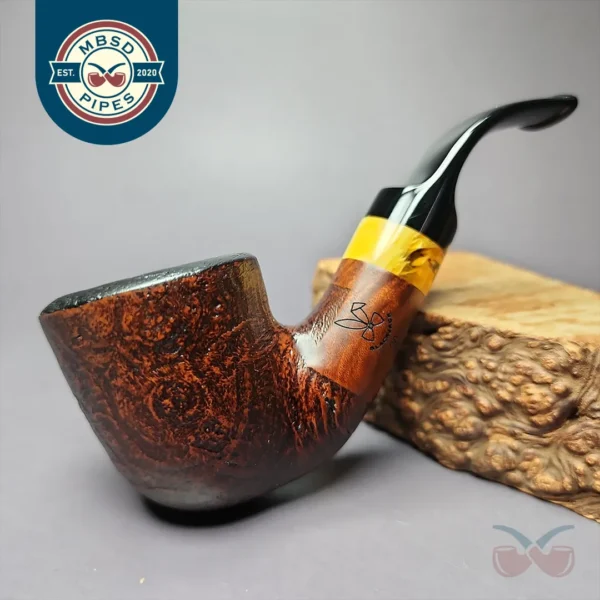 Morgan BlackJack 20 Limited Edition Sandblasted Dublin Briar Pipe, New