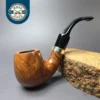 Gigi Fiamma Smooth Bent Billiard Estate Briar Pipe, Unsmoked, 9mm