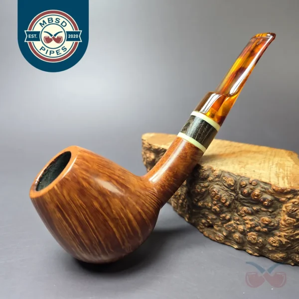 Peter Heeschen Smooth "P" Brandy Estate Briar Pipe, Danish Estates
