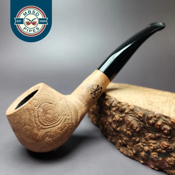 Morgan Bones Sandblasted Prince Briar Pipe, New