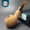 Savinelli Dune 320 KS Natural Author Briar Pipe, 6mm, New