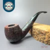 James Upshall w/ Bill Taylor Sandblasted Bent Apple Estate Briar Pipe