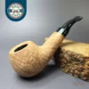 Morgan Bones Sandblasted Stubby Author Briar Pipe, New