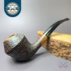 Mina Pipes Sandblasted Rhodesian Estate Briar Pipe, Unsmoked