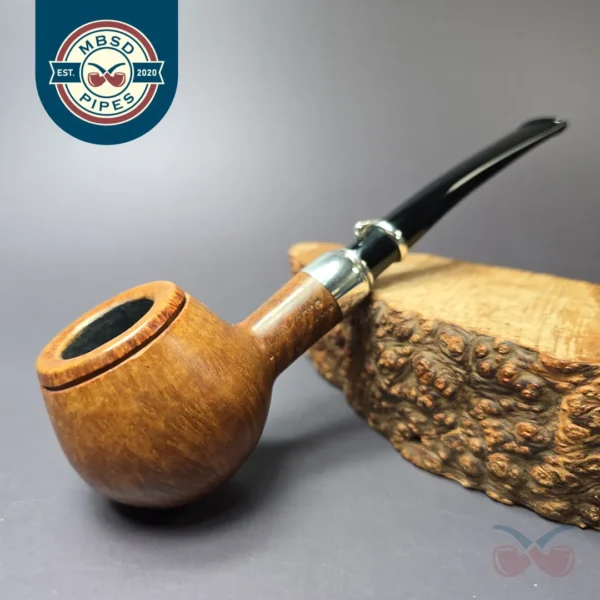L'Anatra Smooth Bean Pot (2 Eggs) Estate Briar Pipe, Italian Estates