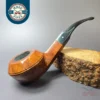 Dunhill 1961 Root Briar ODA 839 Smooth Bent Bulldog Estate Briar Pipe, English Estates