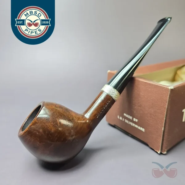 Jacobean Original by Les Wood Smooth Apple Estate Briar Pipe, Unsmoked