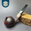 WO Larsen Sandblasted Bulldog Estate Briar Pipe, Danish Estates