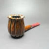 Andrey Kharitonov Smooth Tulip w/ Silver Handmade Briar Pipe, New - Image 2
