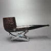 James Upshall w/ Bill Taylor Sandblast Billiard Estate Briar Pipe, Unsmoked - Image 2