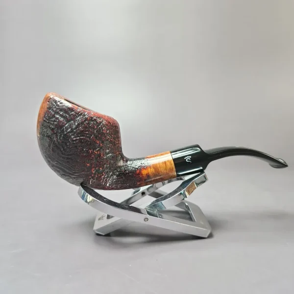 Stanwell Vario 25 Sandblasted Scoop Estate Briar Pipe, Danish Estates - Image 2