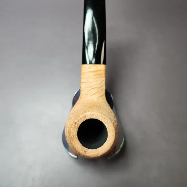 Morgan Bones Sandblasted Panel Shank Apple Briar Pipe, New - Image 2
