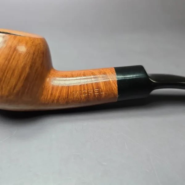 Michel Selected Smooth Straight Grain Author Estate Briar Pipe, Unsmoked - Image 2