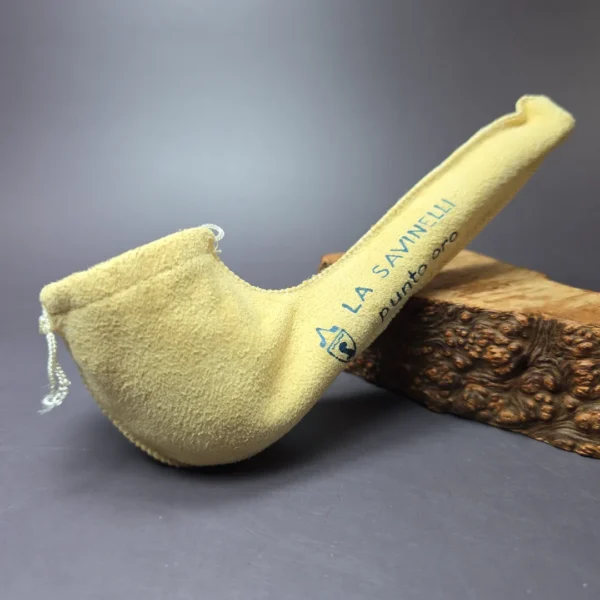 Savinelli Punto Oro 814 KS Smooth Canadian Estate Briar Pipe, Italian Estates - Image 2