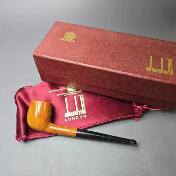 Dunhill 1973 Root Briar 401 Smooth Small Billiard Estate Briar Pipe, Unsmoked - Image 2
