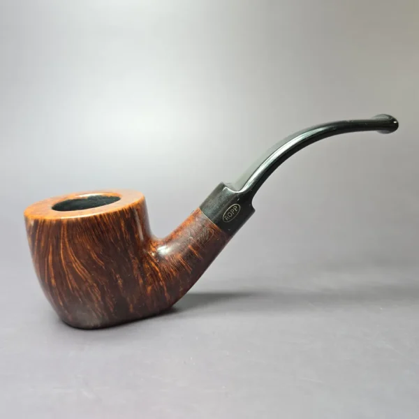 Ropp N88 Smooth Pot Sitter Estate Briar Pipe, French Estates - Image 2