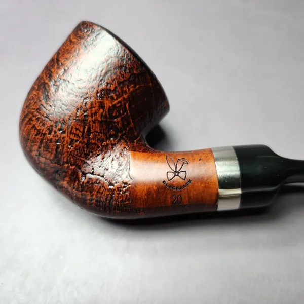 Morgan BlackJack 20 Sandblasted Dublin Briar Pipe, New - Image 2