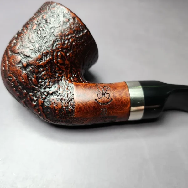 Morgan BlackJack 20 Sandblasted Dublin Briar Pipe, New - Image 2