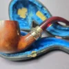 Pre-Kaywoodie KBB Blue Line Bakelite Smooth Bent Billiard Estate Briar Pipe, Unsmoked - Image 2