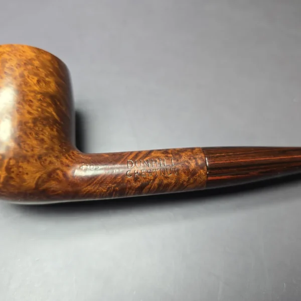 Dunhill 1990 Chestnut 4103 Smooth Billiard Estate Briar Pipe, English Estates - Image 2