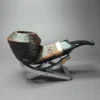 Morgan BlackJack 30 Sandblasted Bulldog Briar Pipe, New - Image 2