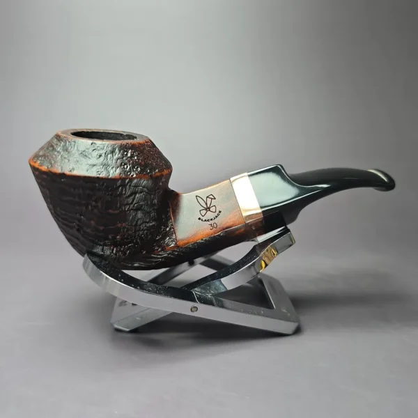 Morgan BlackJack 30 Sandblasted Bulldog Briar Pipe, New - Image 2