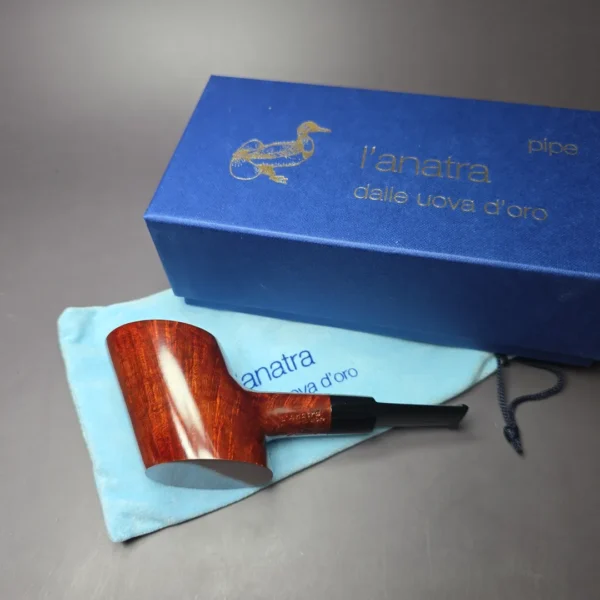 L'Anatra Ventura Speeding Poker Smooth Estate Briar Pipe, Unsmoked - Image 2
