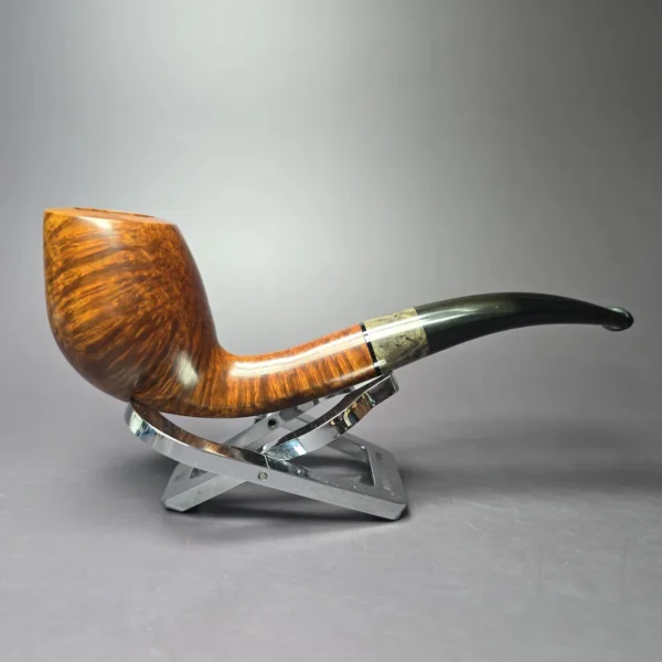 Max Capps Smooth Cobra w/ Aged Redwood Estate Briar Pipe, Unsmoked - Image 2