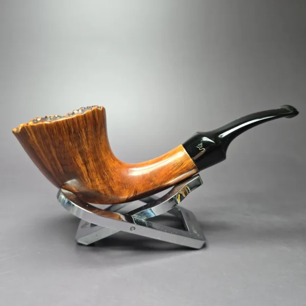 Stanwell Majestic 126 Smooth Horn w/ Plateaux Estate Briar Pipe, Danish Estates - Image 2