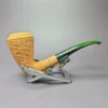 Sean Reum Sandblasted Stack Rhodesian Handmade Briar, Pipe New - Image 2