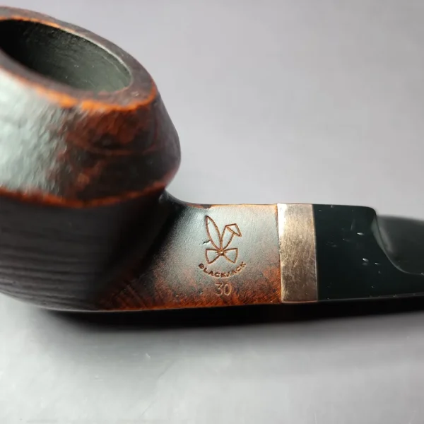 Morgan BlackJack 20 Sandblasted Bulldog Briar Pipe, New - Image 2