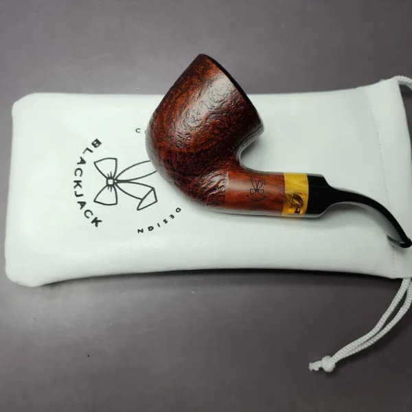 Morgan BlackJack 20 Limited Edition Sandblasted Dublin Briar Pipe, New - Image 2