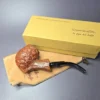 Caminetto Business 82 Rusticated Egg Estate Briar Pipe, Italian Estates - Image 2