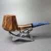 Andrey Kharitonov Smooth Faceted Brandy Estate Briar Pipe, Other Estates - Image 2