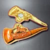MBSD Meerschaum Masters by Karahan, XL Mountain Goat, Block Meerschaum Pipe, New - Image 2