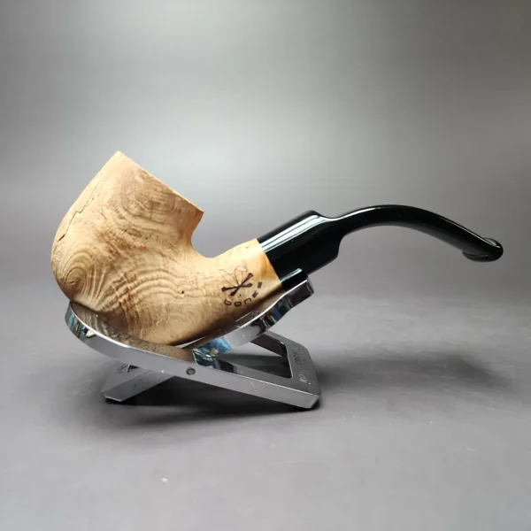 Morgan Bones Sandblasted Oom Paul Briar Pipe, New - Image 3