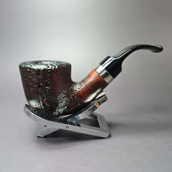 Morgan BlackJack 20 Sandblasted Dublin Briar Pipe, New - Image 2