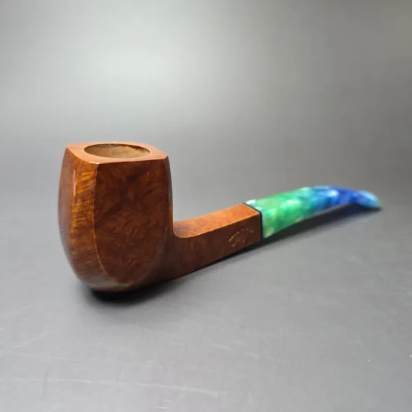 Mina Pipes Smooth Panel Estate Briar Pipe, Unsmoked - Image 2