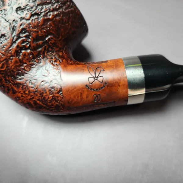 Morgan BlackJack 20 Sandblasted Dublin Briar Pipe, New - Image 2