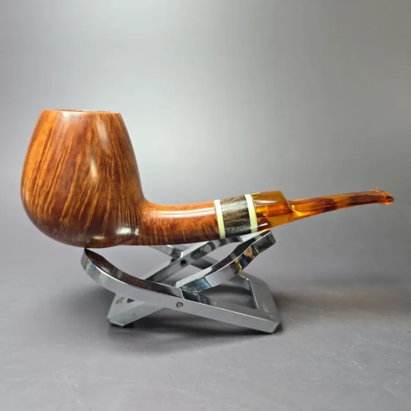 Peter Heeschen Smooth "P" Brandy Estate Briar Pipe, Danish Estates - Image 2