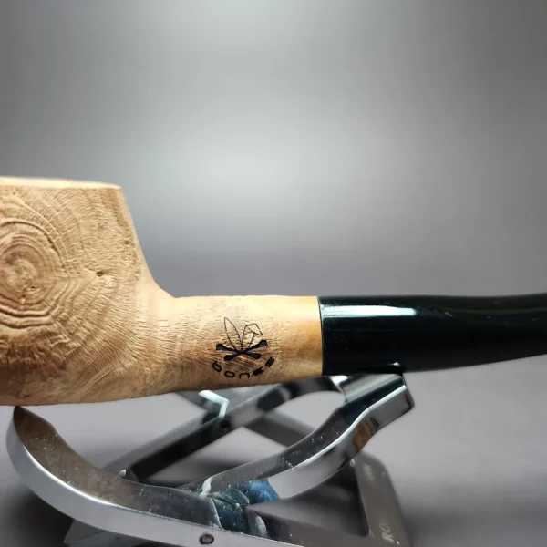 Morgan Bones Sandblasted Prince Briar Pipe, New - Image 2