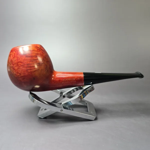 Castello Trademark 4K 23 Smooth Apple Estate Briar Pipe, Italian Estates - Image 3