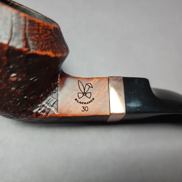 Morgan BlackJack 30 Sandblasted Bulldog Briar Pipe, New - Image 2