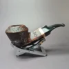 Morgan BlackJack 30 Sandblasted Bulldog Briar Pipe, New - Image 2