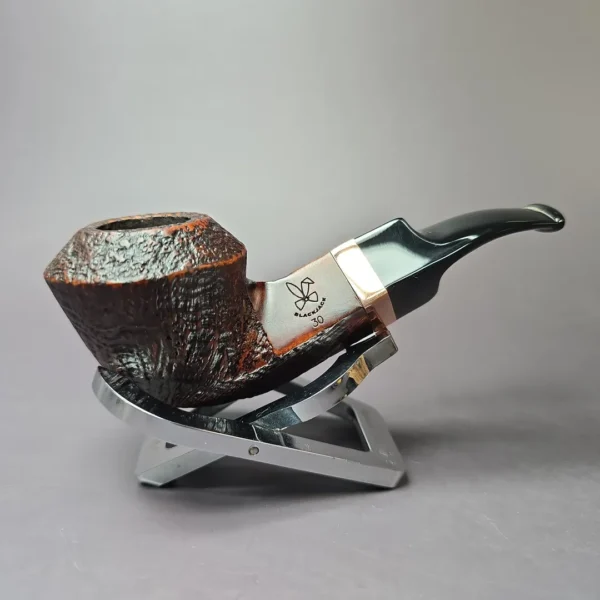 Morgan BlackJack 30 Sandblasted Bulldog Briar Pipe, New - Image 2