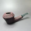 Sean Reum Contrast Sandblasted Rhodesian Handmade Briar Pipe, New - Image 2